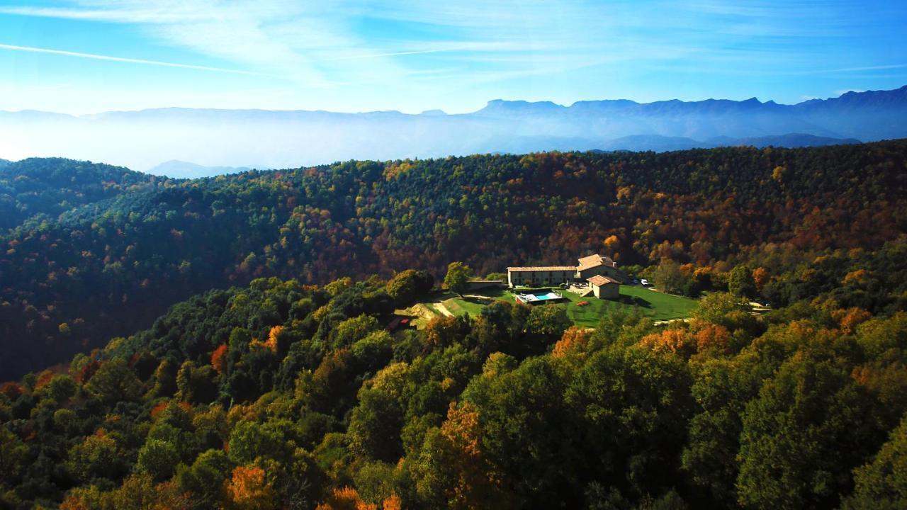 Hotel Restaurante El Ventos Sant Felíu de Pallarols Kültér fotó