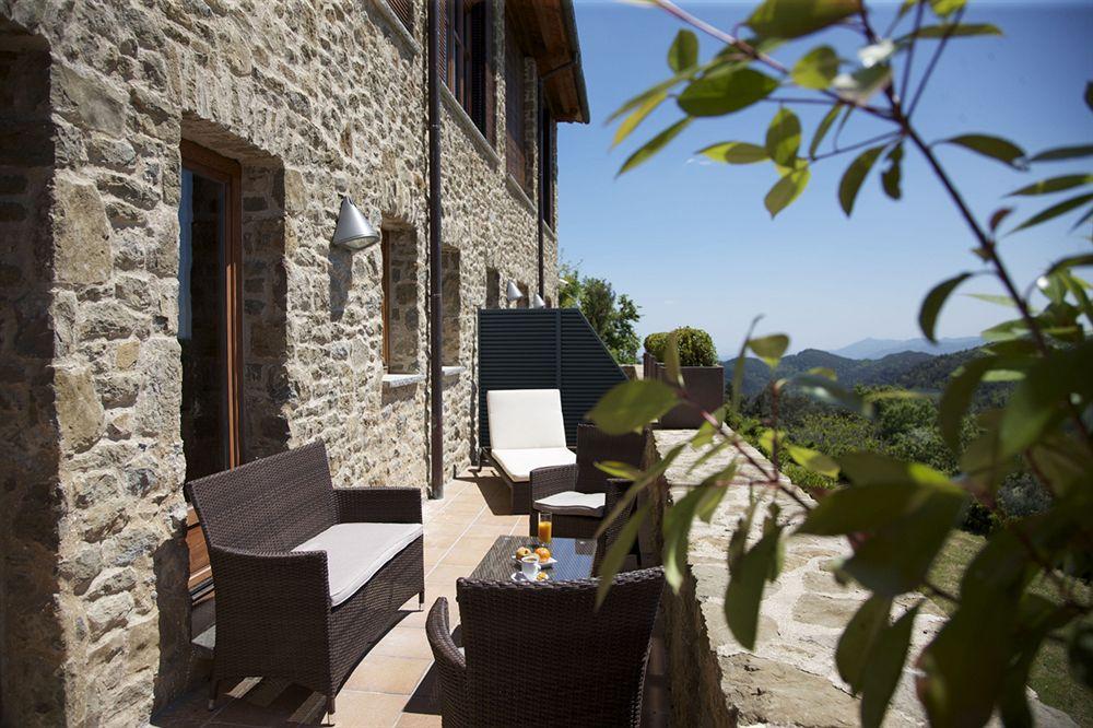 Hotel Restaurante El Ventos Sant Felíu de Pallarols Kültér fotó