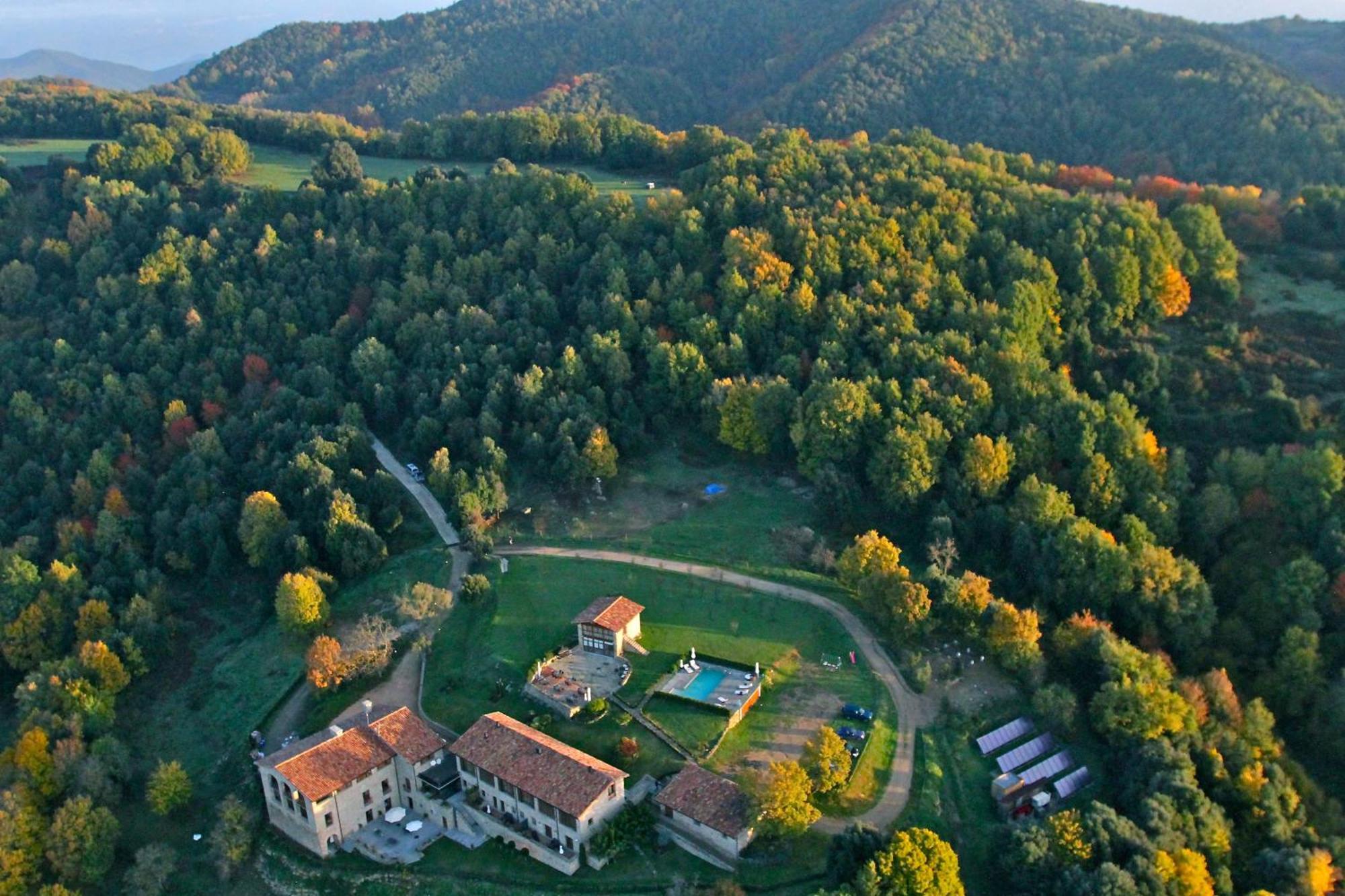 Hotel Restaurante El Ventos Sant Felíu de Pallarols Kültér fotó