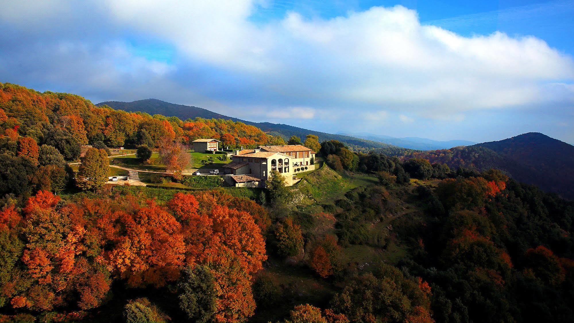 Hotel Restaurante El Ventos Sant Felíu de Pallarols Kültér fotó
