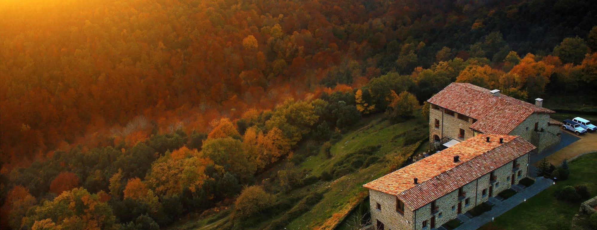 Hotel Restaurante El Ventos Sant Felíu de Pallarols Kültér fotó