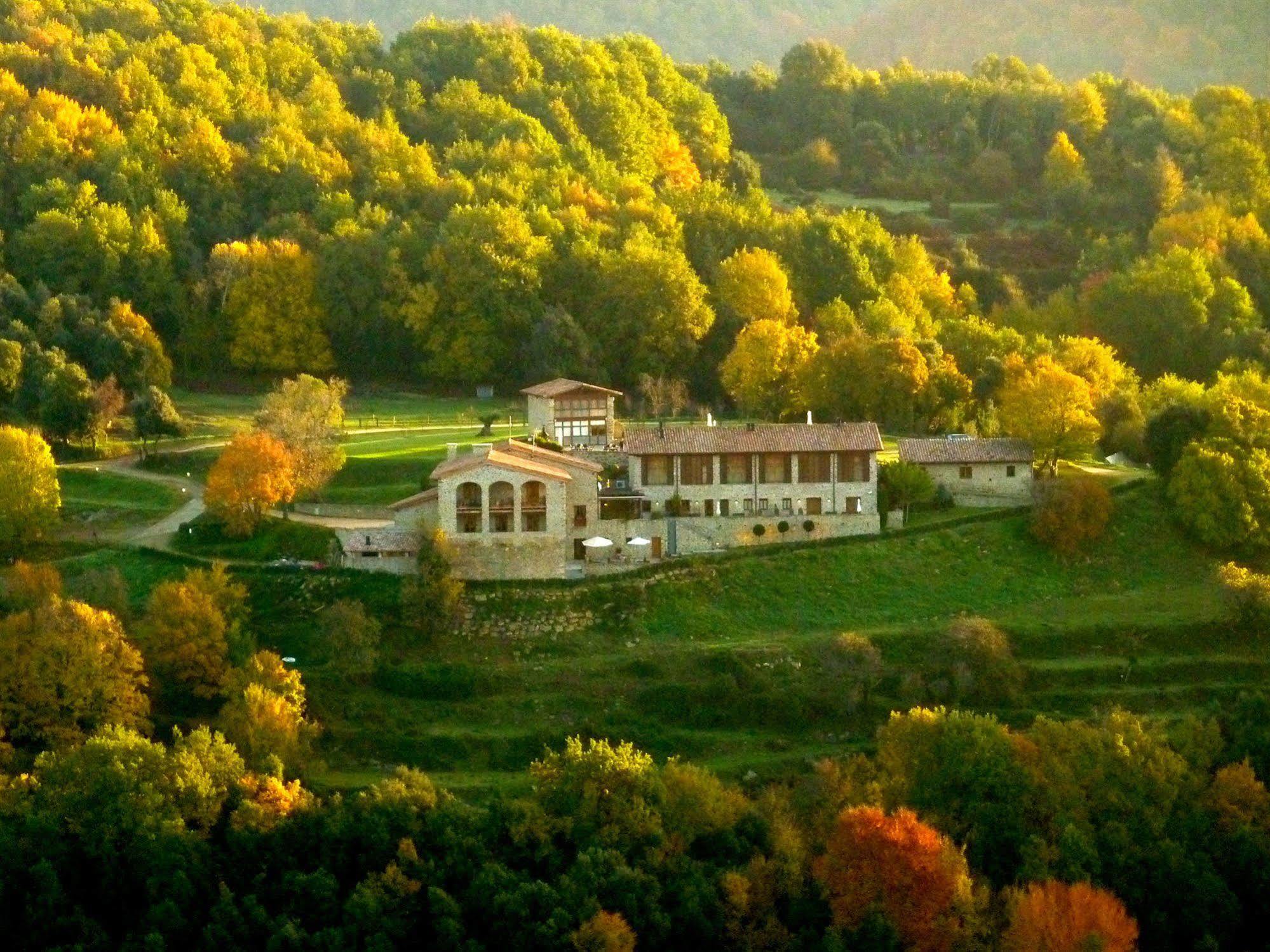 Hotel Restaurante El Ventos Sant Felíu de Pallarols Kültér fotó