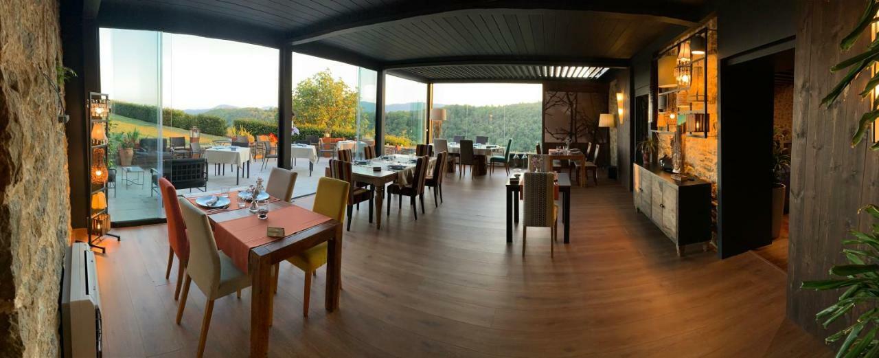 Hotel Restaurante El Ventos Sant Felíu de Pallarols Kültér fotó