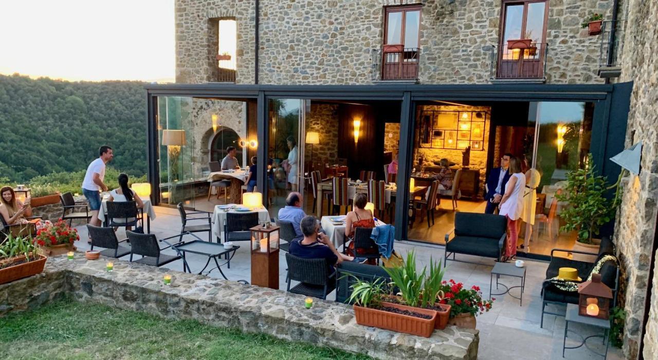 Hotel Restaurante El Ventos Sant Felíu de Pallarols Kültér fotó