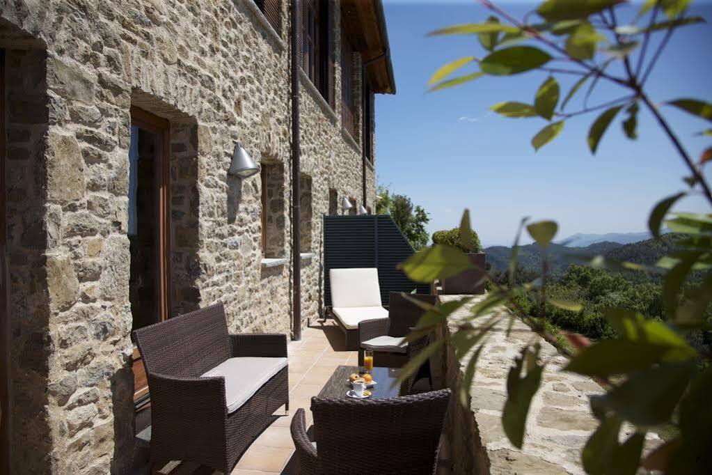Hotel Restaurante El Ventos Sant Felíu de Pallarols Kültér fotó